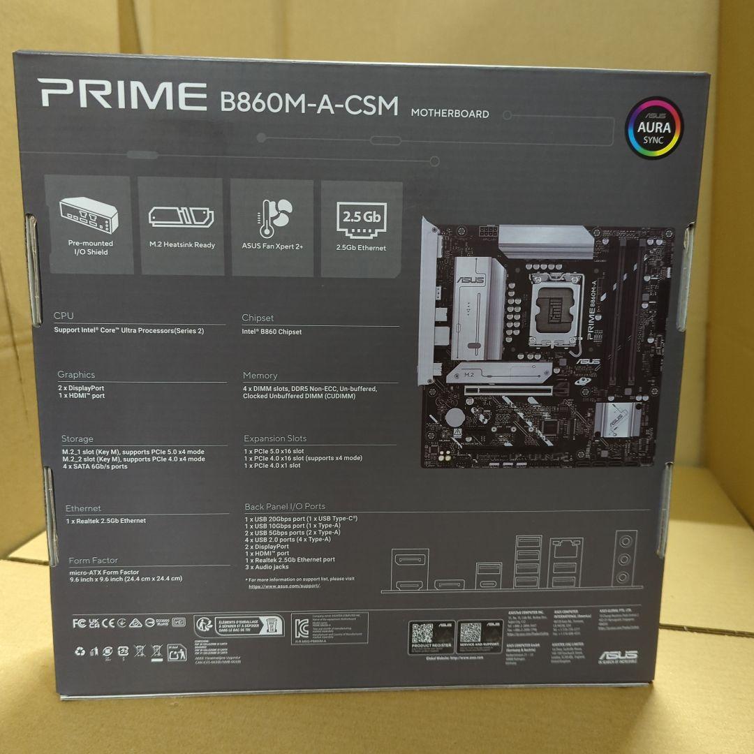PRIME B860M-A-CSM 新品