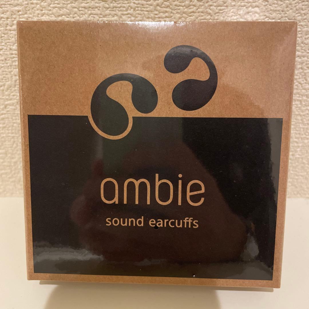 イヤホン ambie sound earcuffs Black AM-TW02