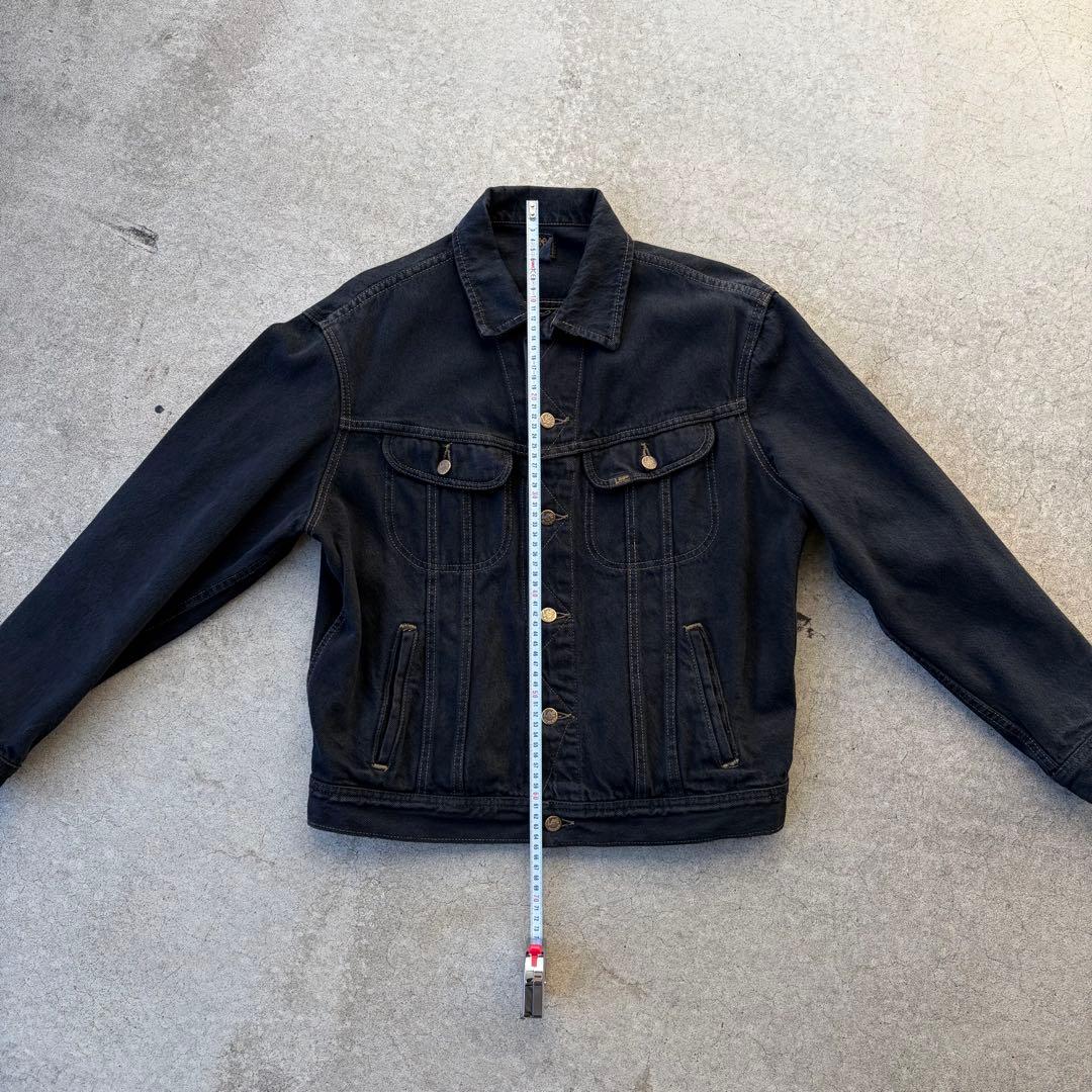 Lee デニムジャケット トラッカー 後染めブラック PATD-153438