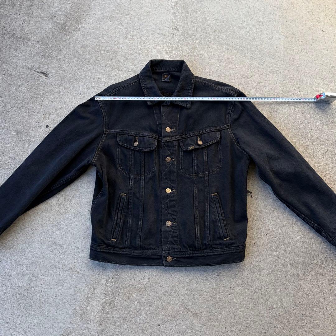 Lee デニムジャケット トラッカー 後染めブラック PATD-153438