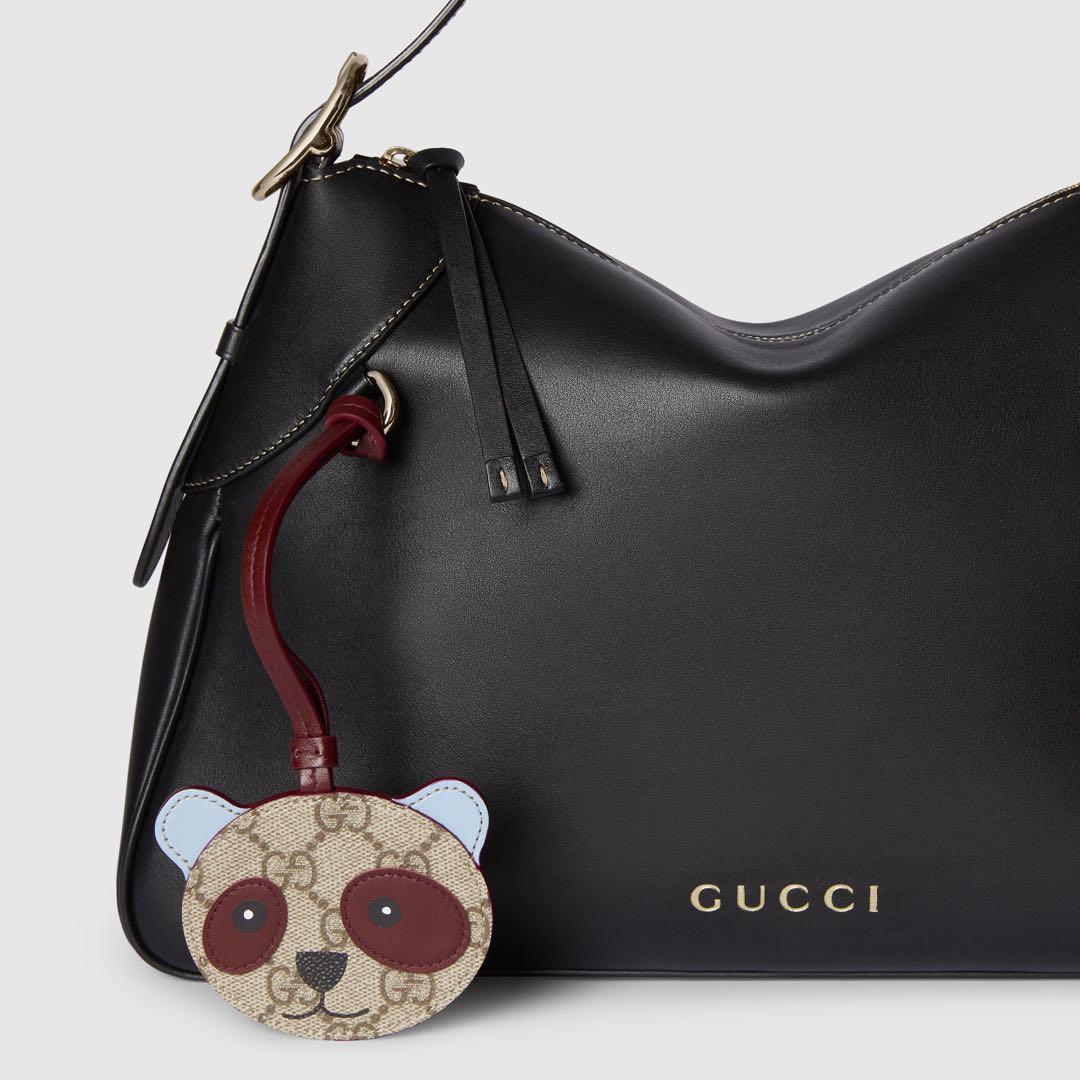 【新品未使用】GUCCI 　グッチ　パンダ　 シェイプ　バックチャーム