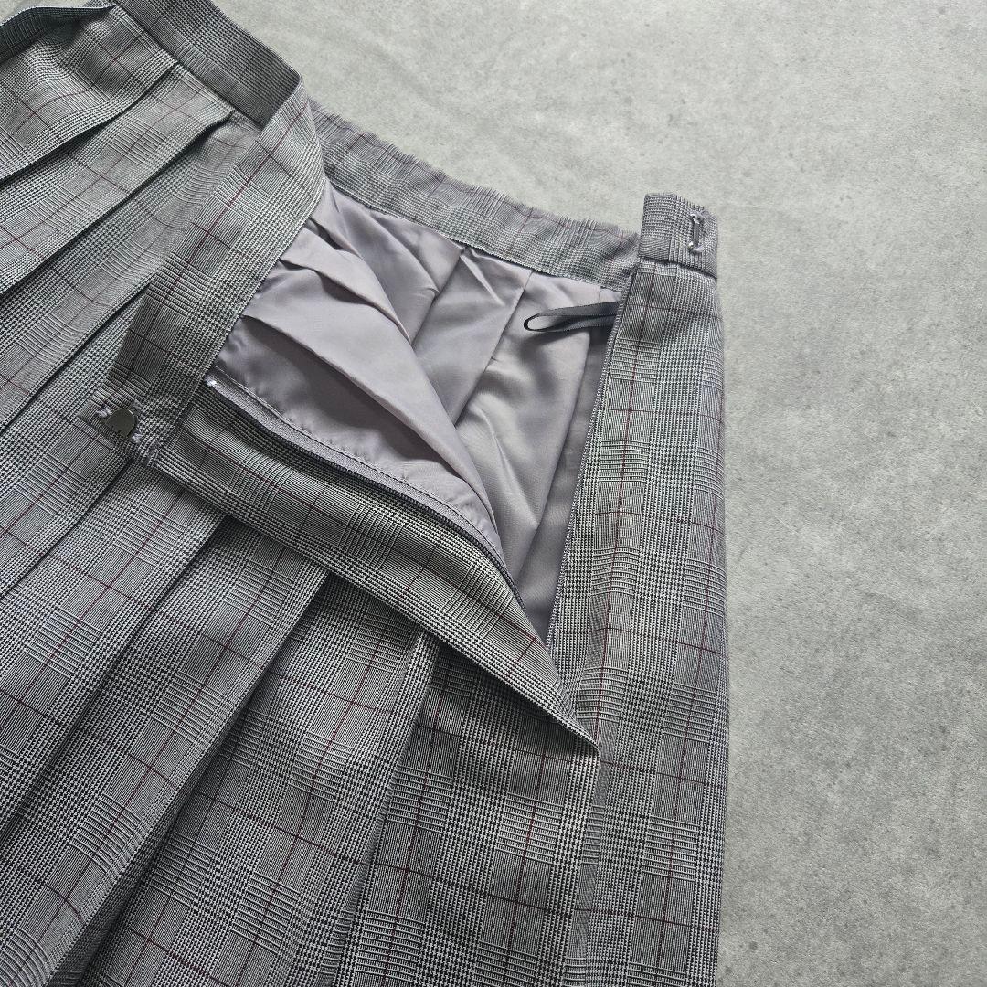 美品 エル 卒服 卒業式 160 フォーマルスーツ　ネイビー グレンチェック