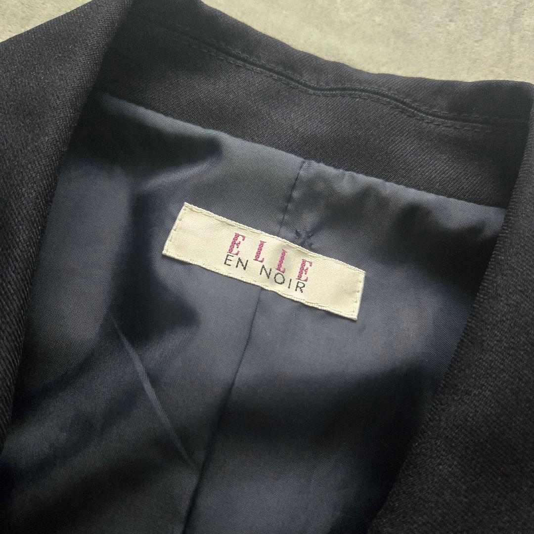 美品 エル 卒服 卒業式 160 フォーマルスーツ　ネイビー グレンチェック