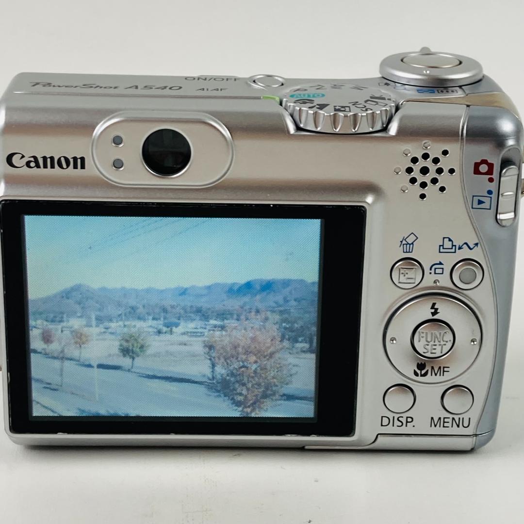 美品 Canon PowerShot A540 乾電池駆動 フルセット エモい