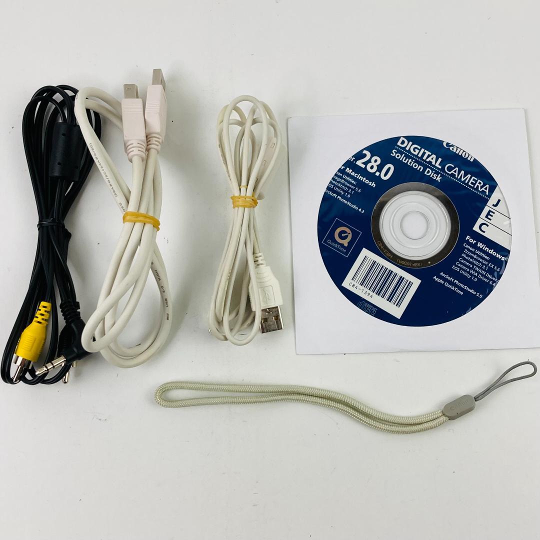 美品 Canon PowerShot A540 乾電池駆動 フルセット エモい