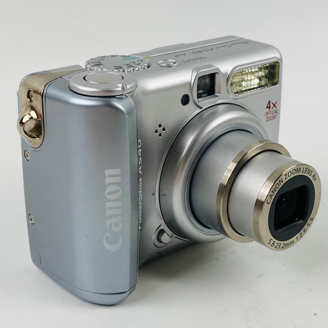 美品 Canon PowerShot A540 乾電池駆動 フルセット エモい
