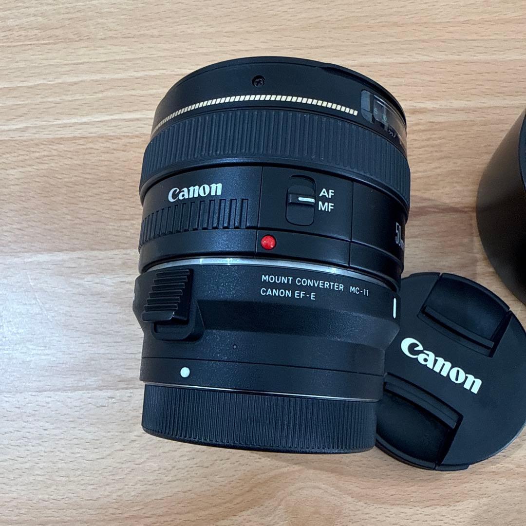Canon EF 50mm f/1.4 レンズ アダプターセット MC-11