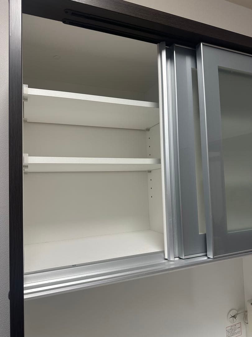 ニトリ　食器棚 ガラス扉付き【送料込み】