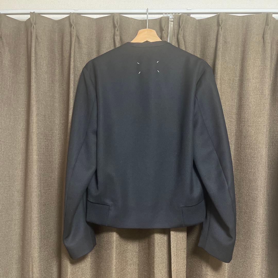 マルジェラ　ノーカラージャケット　ブラック