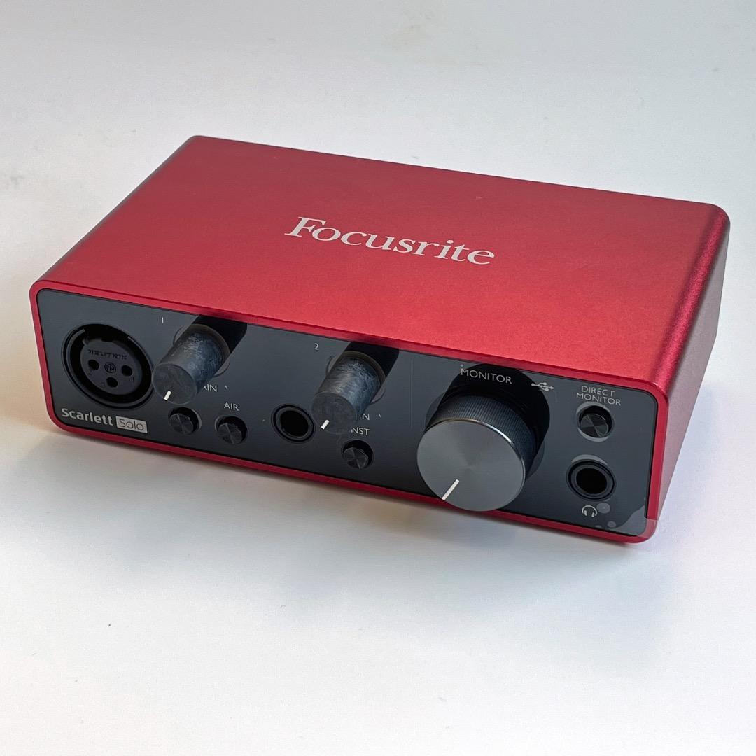 Focusrite Scarlett Solo Gen3 USBオーディオ