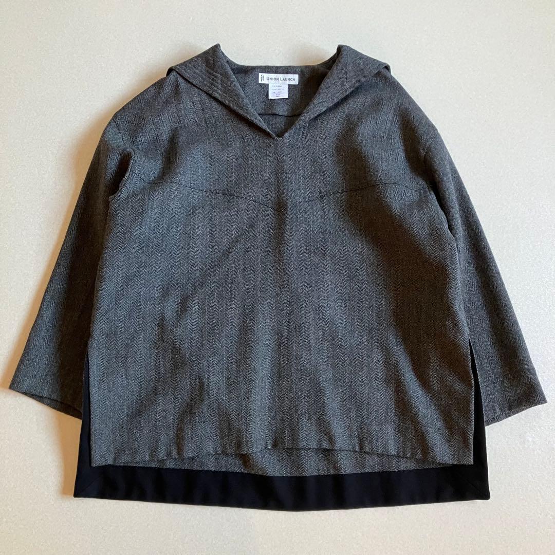 【UNION LAUNCH】2021 セーラーカラープルオーバー ヘリンボーン