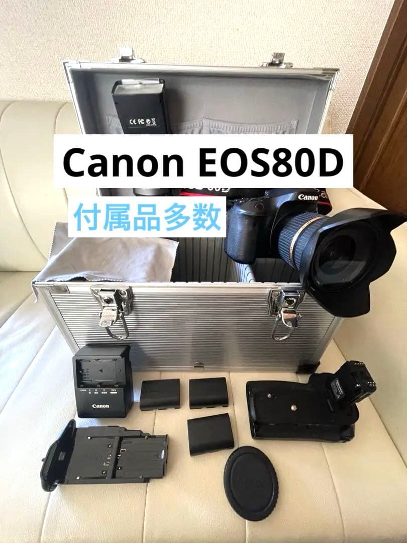 Canon EOS 80D デジタル一眼レフ 付属品多数