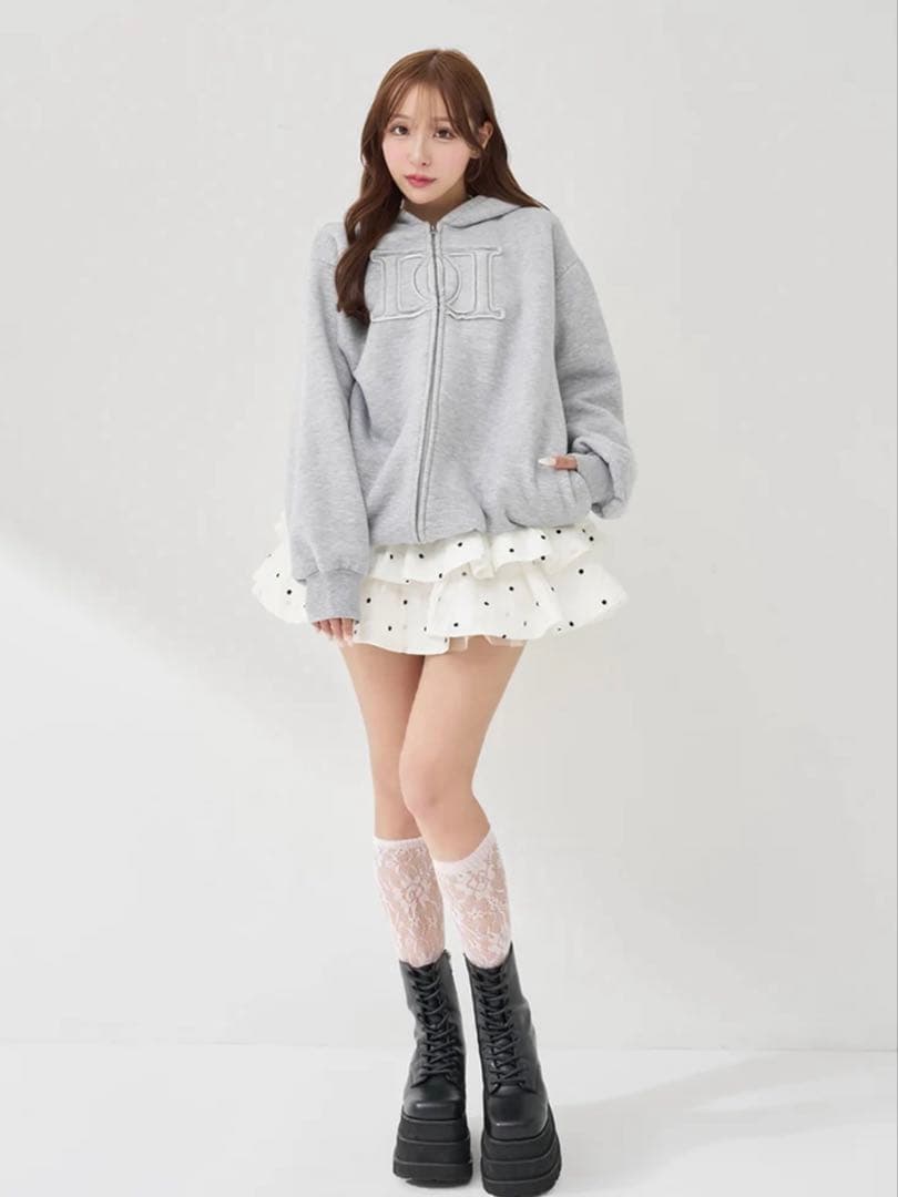 新品・未開封♡Darich♡アップリケDDロゴパーカー　GRY