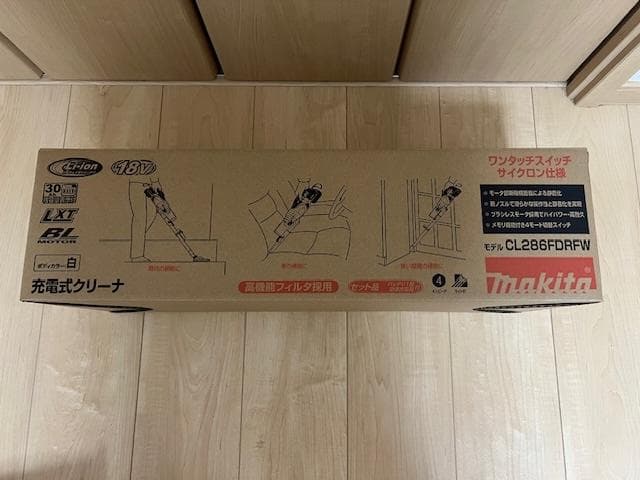 マキタ 充電式クリーナー CL286FDRFW 数回使用のみ 美品 正規店購入