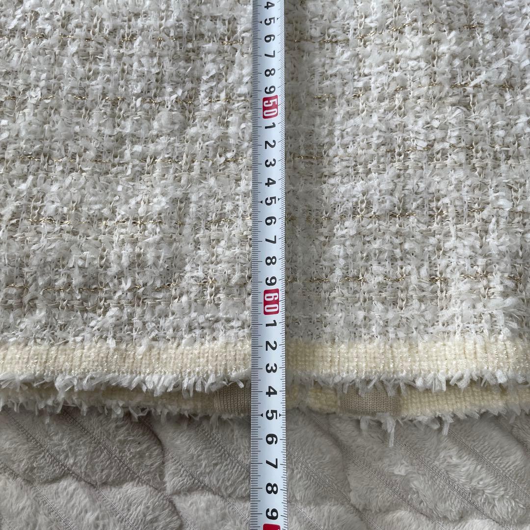 ユナイテッドアローズ ツイードモールパイピングベスト 金ボタン　替えボタン付き