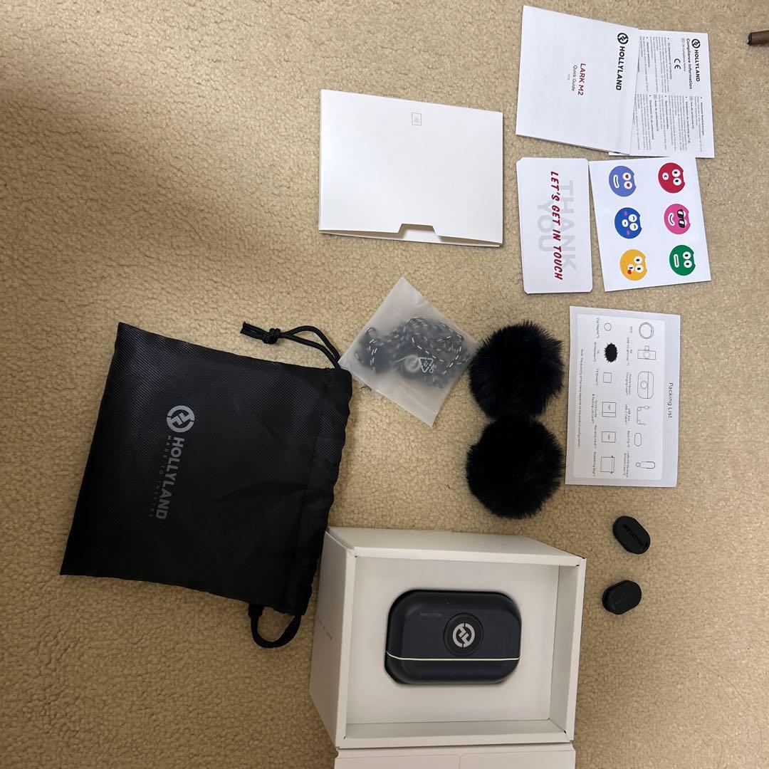 (値下げしました)Hollyland LARK M2 ワイヤレスラベリアマイク