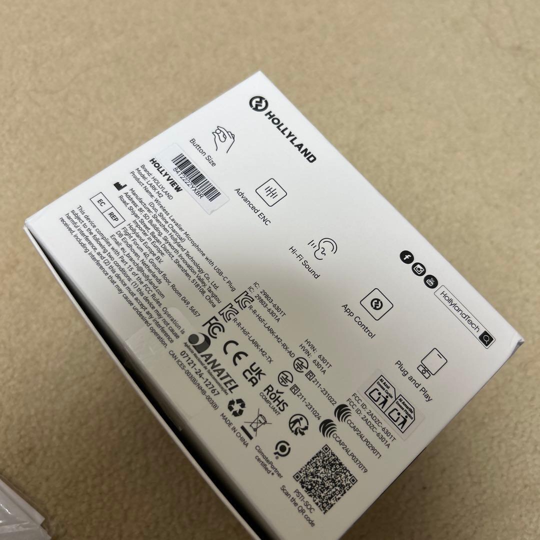 (値下げしました)Hollyland LARK M2 ワイヤレスラベリアマイク