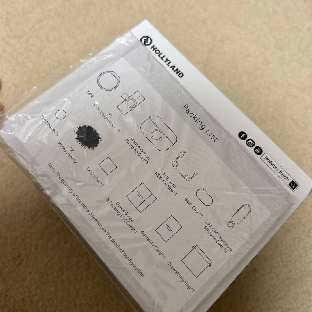 (値下げしました)Hollyland LARK M2 ワイヤレスラベリアマイク