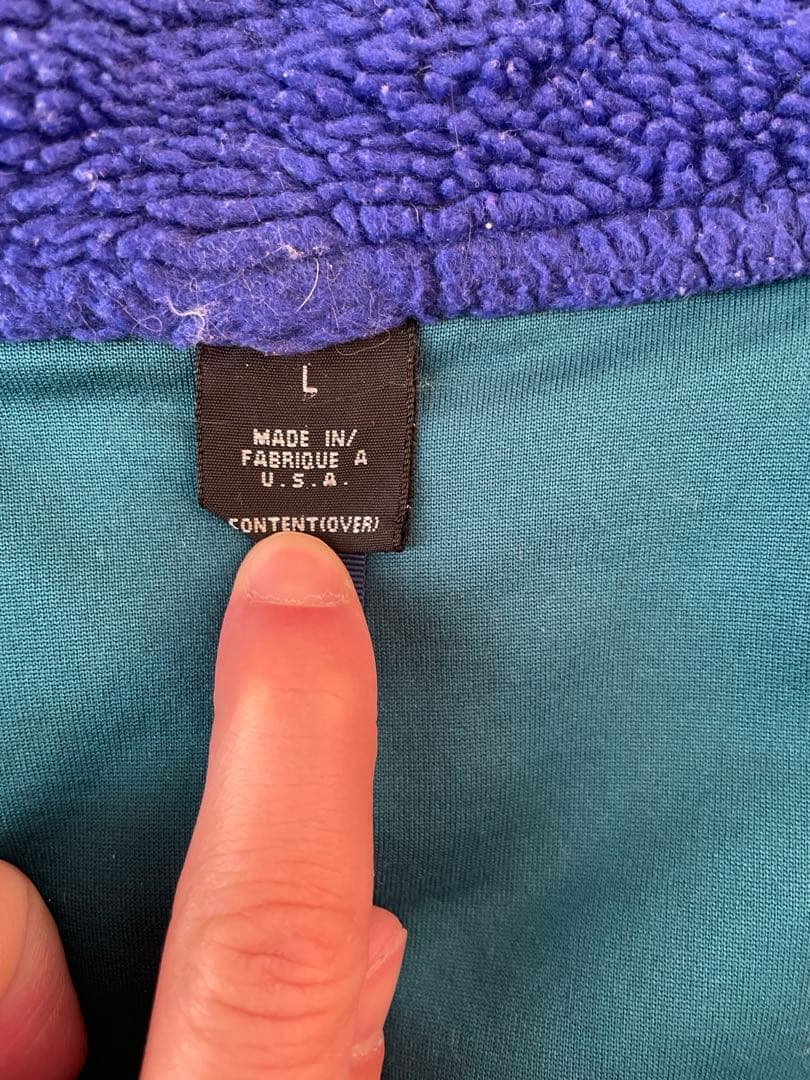 patagonia retro pile vest Lサイズ　USA製