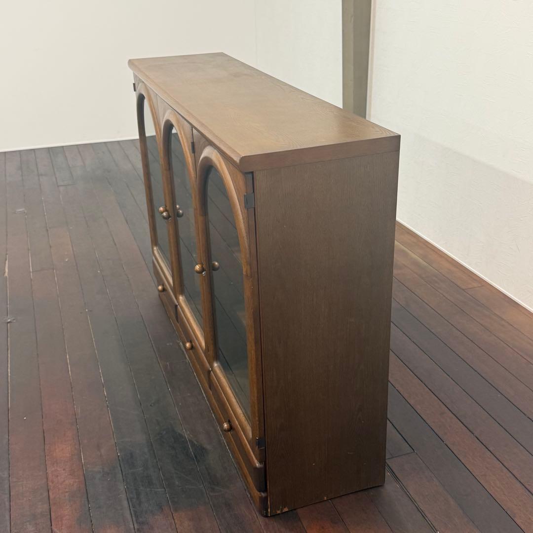 H111K1 木製 サイドボード キャビネット 飾り棚