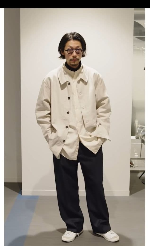 ets.materiaux ceremony pants チャコール