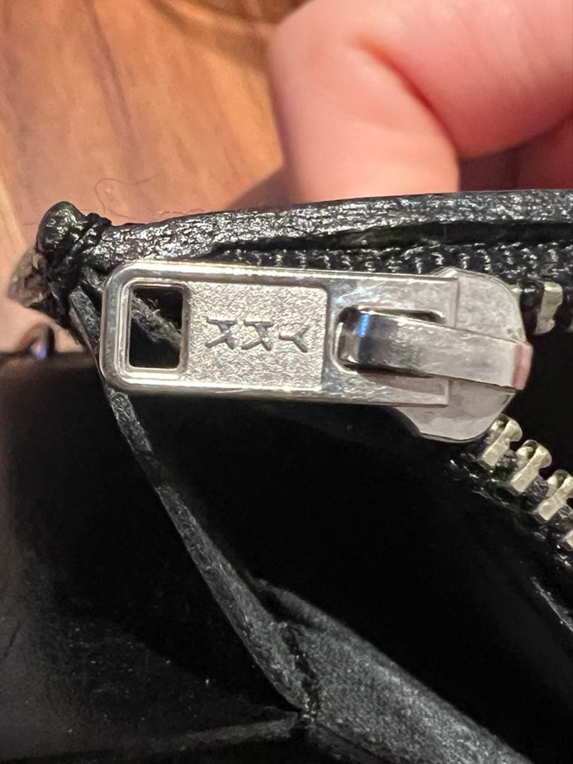 黒レザーウォレットチェーン