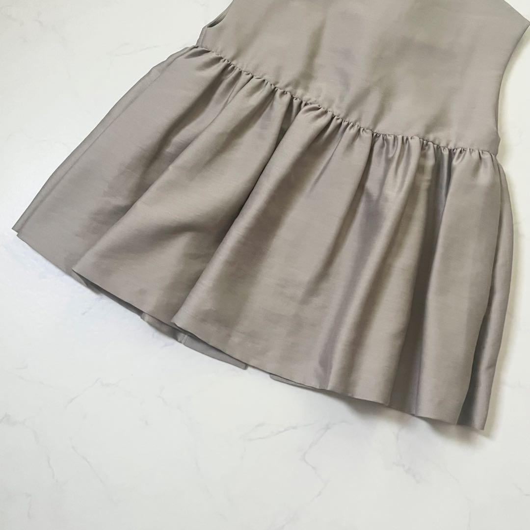 新品タグ付き　ビアズリー　ペプラムギャザージレ