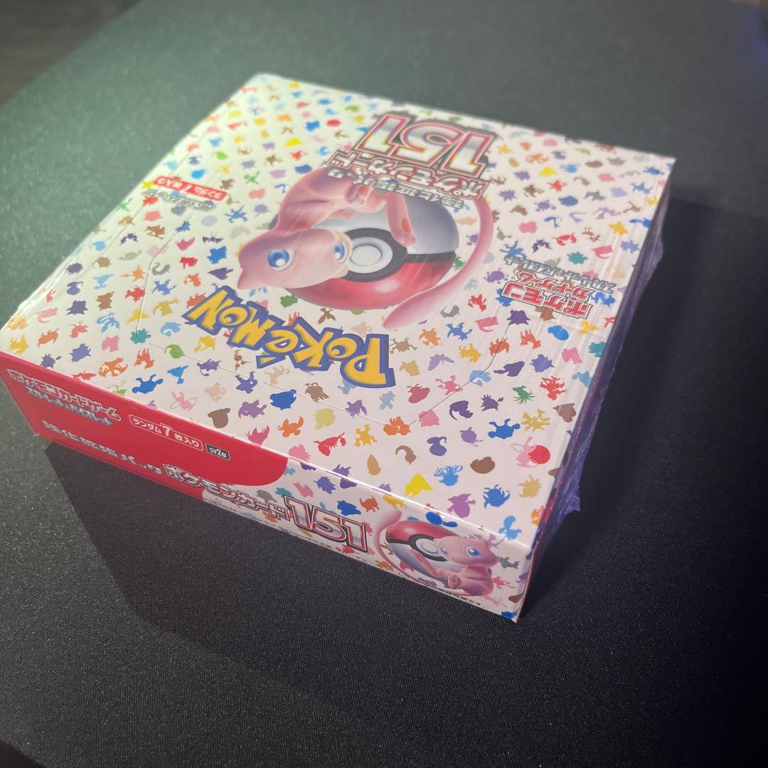 【新品未開封】ポケモンカード151 ボックス シュリンク付【匿名配送】