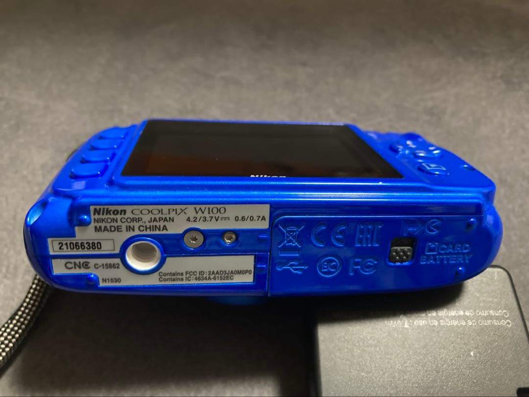 Nikon COOLPIX 防水デジタルカメラ W100 ブルー
