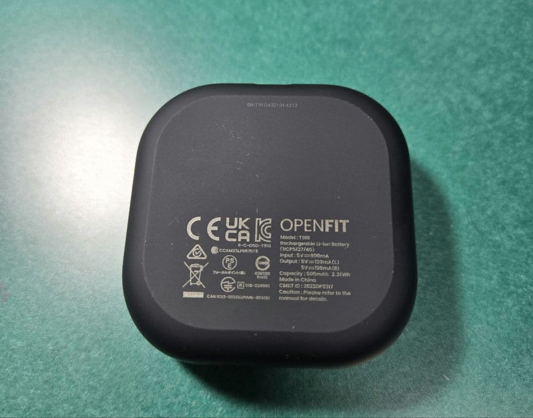 SHOKZ OpenFit ブラック