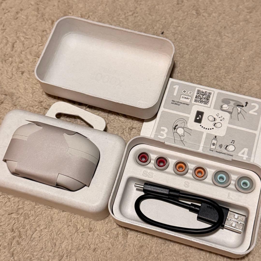 SONY WF-1000XM5 ホワイト ビックカメラ3年保証・保証保険付き