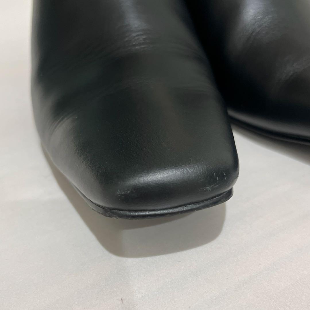 靴 todayful Squaretoe Leather Sabot 36