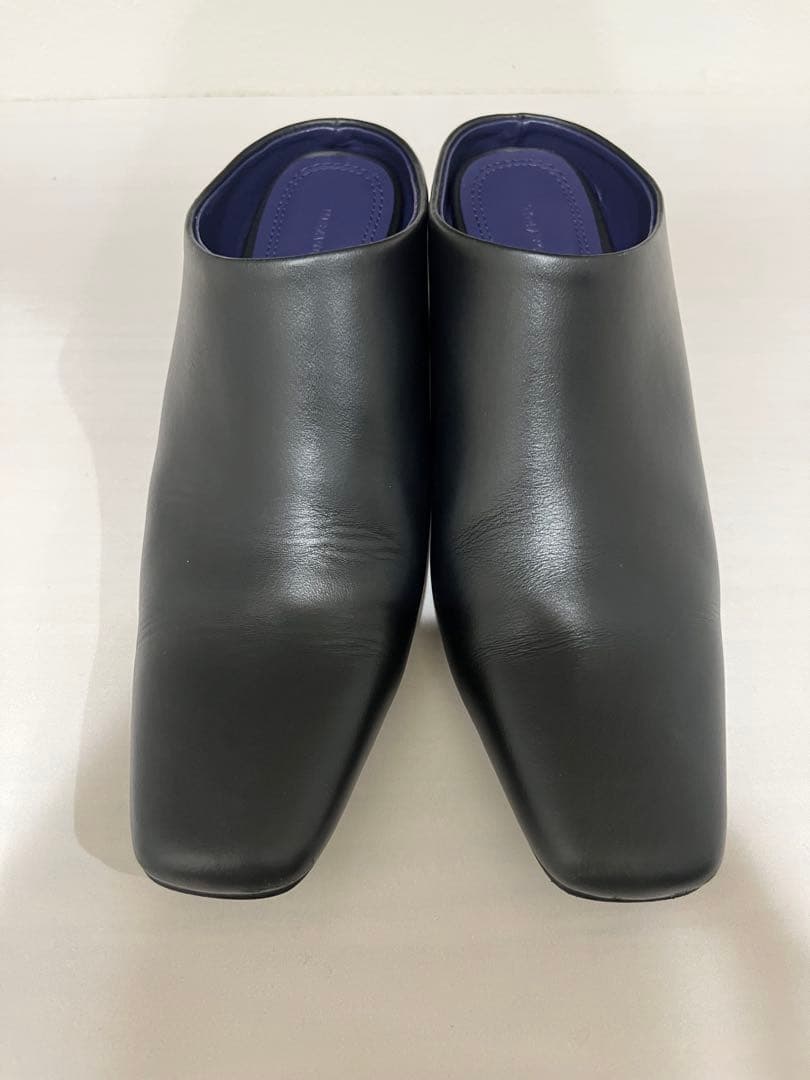 靴 todayful Squaretoe Leather Sabot 36