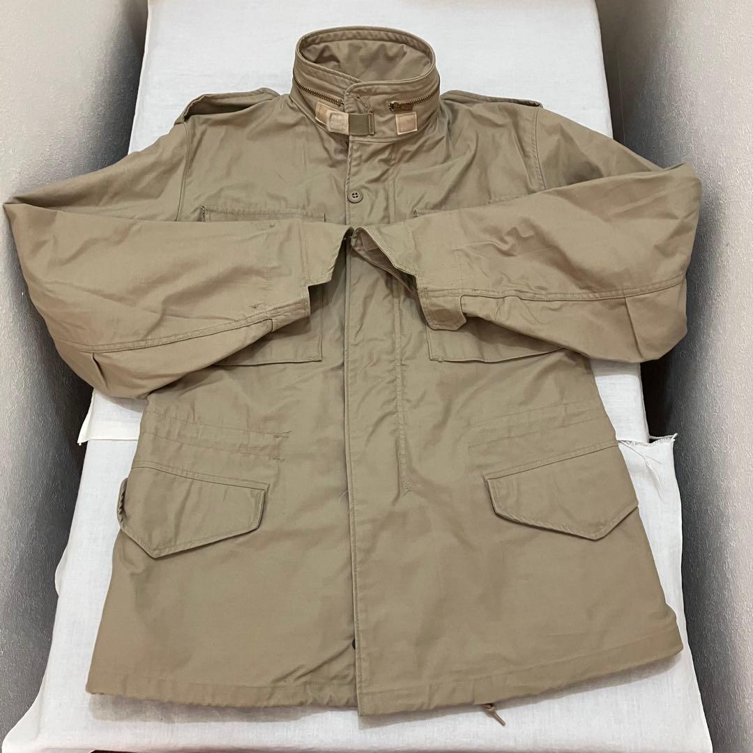 美品廃盤 アルファ M65フィールドジャケット ベージュ　アメリカUSA米国 s