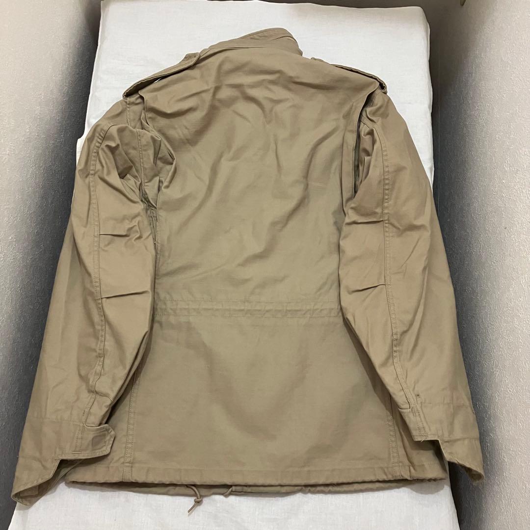 美品廃盤 アルファ M65フィールドジャケット ベージュ　アメリカUSA米国 s