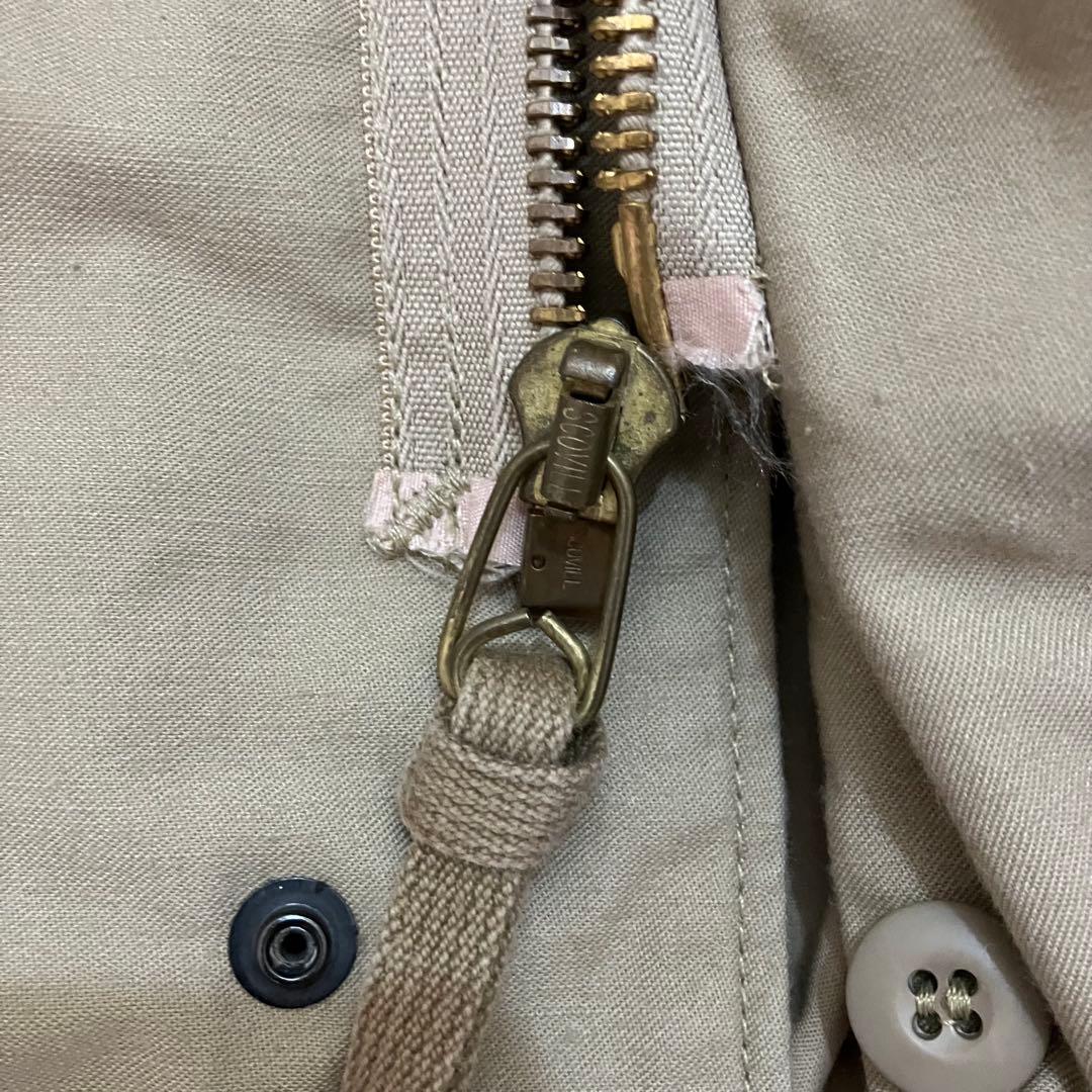 美品廃盤 アルファ M65フィールドジャケット ベージュ　アメリカUSA米国 s