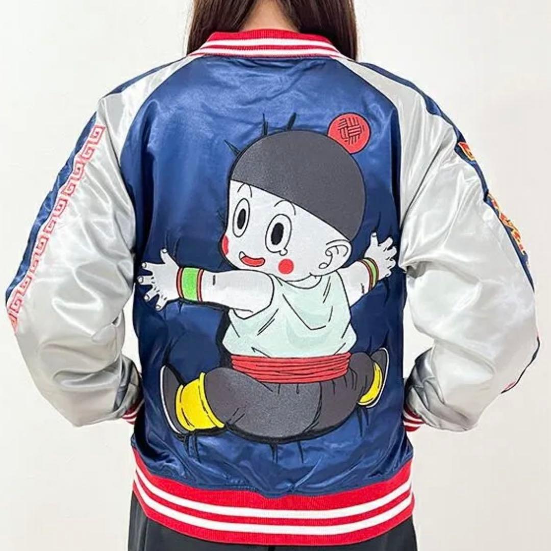 ドラゴンボールZ チャオズ 餃子 スカジャン 3L 男女兼用 メンズ レディース