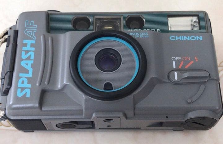 美品CHINON splash GXフィルムカメラ