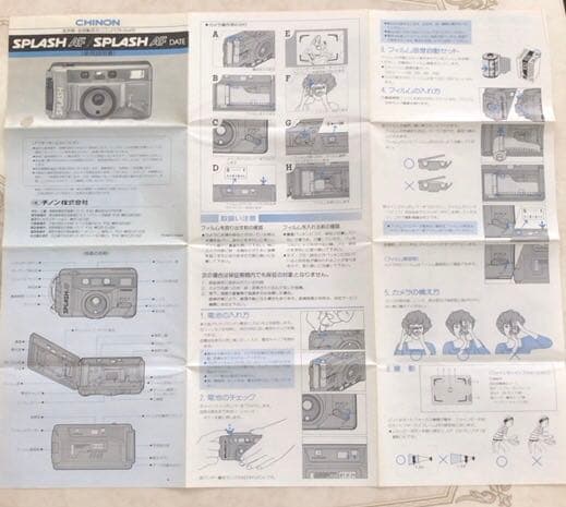 美品CHINON splash GXフィルムカメラ