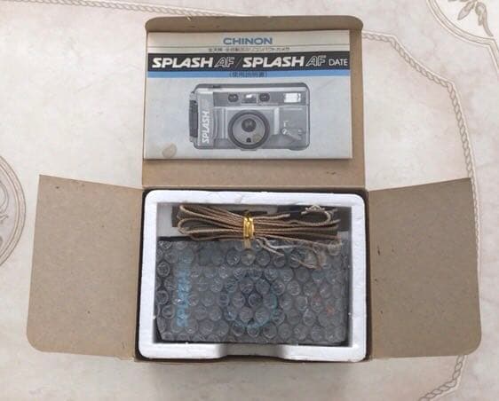 美品CHINON splash GXフィルムカメラ