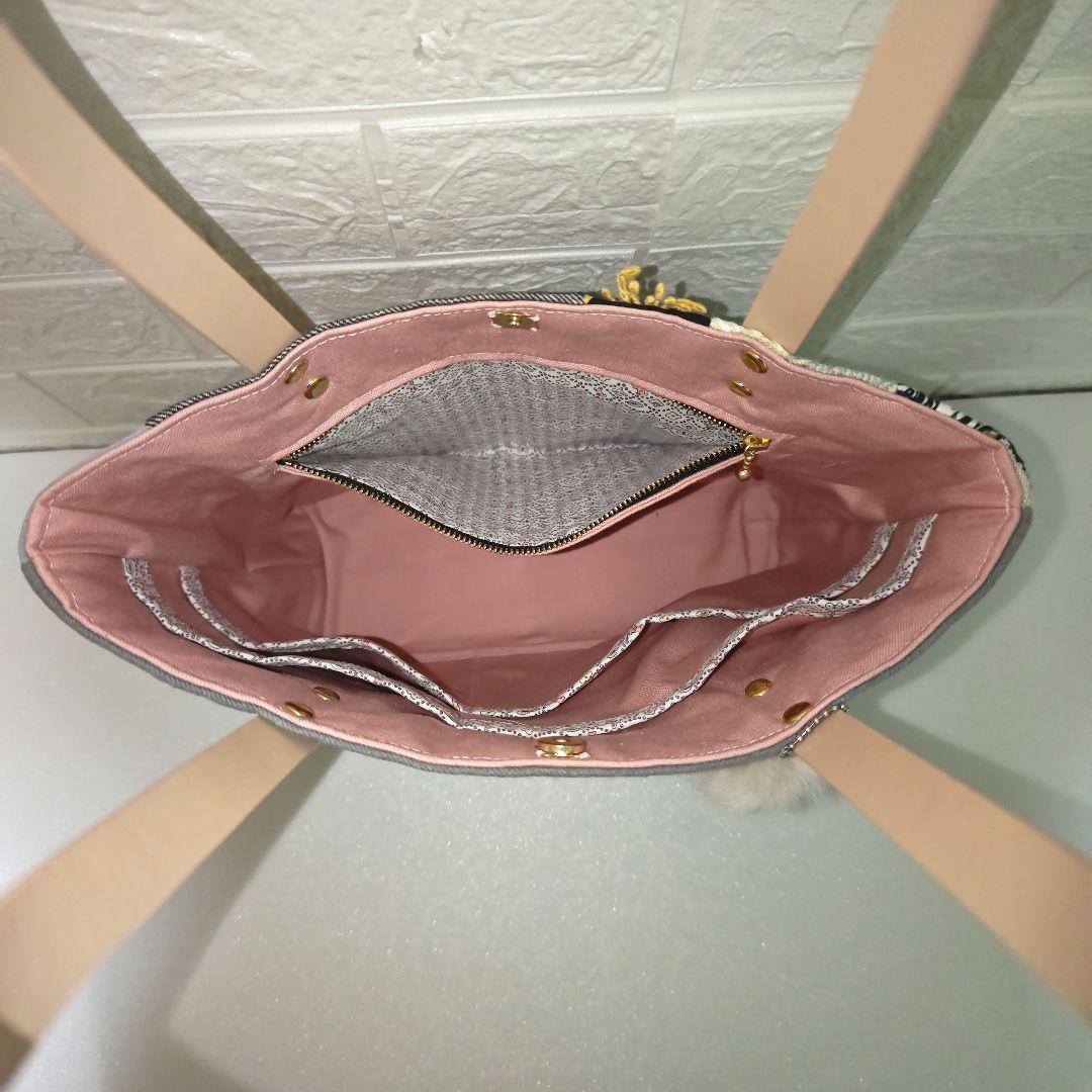 ハンドメイド　ミナペルホネン　バッグ　スーちゃん