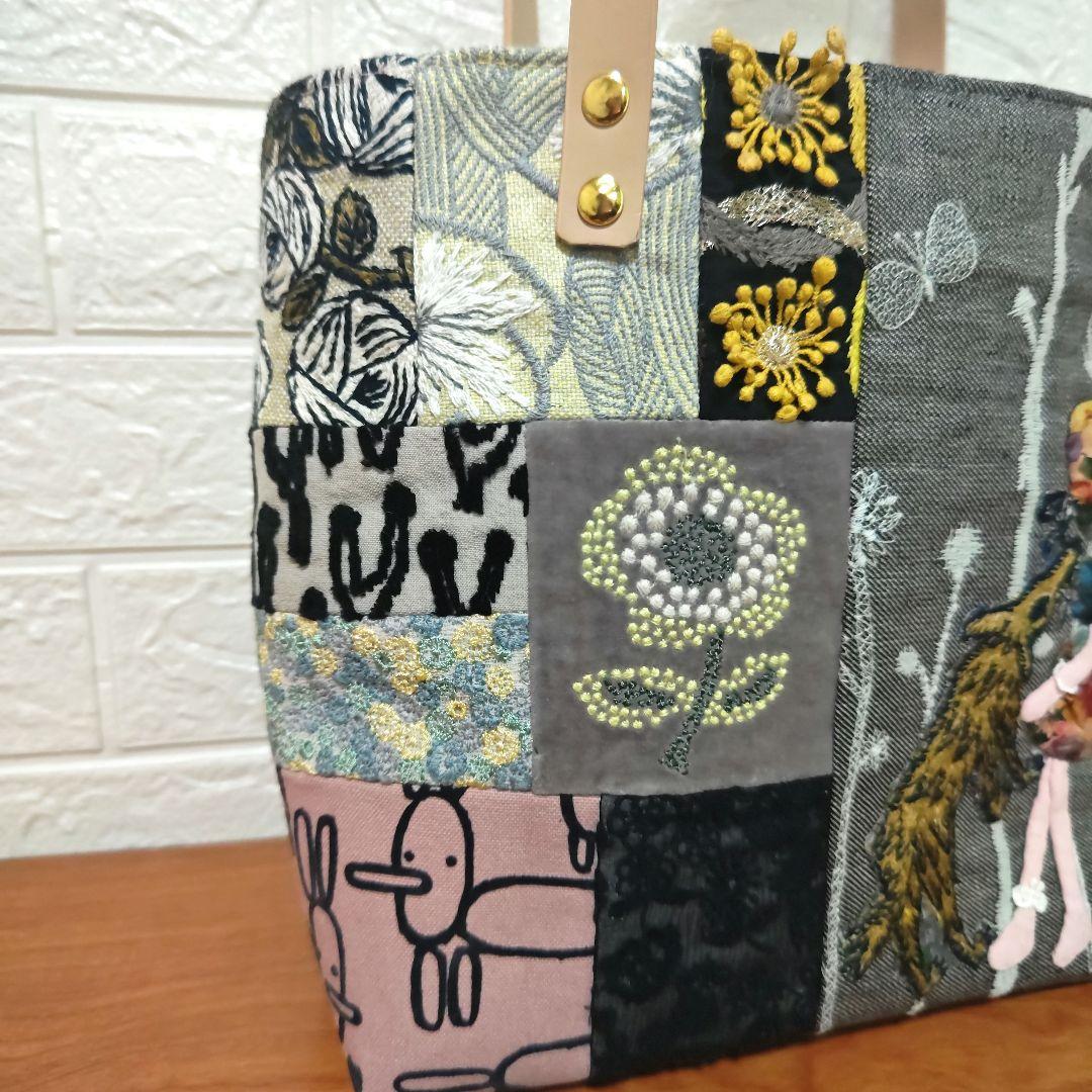 ハンドメイド　ミナペルホネン　バッグ　スーちゃん