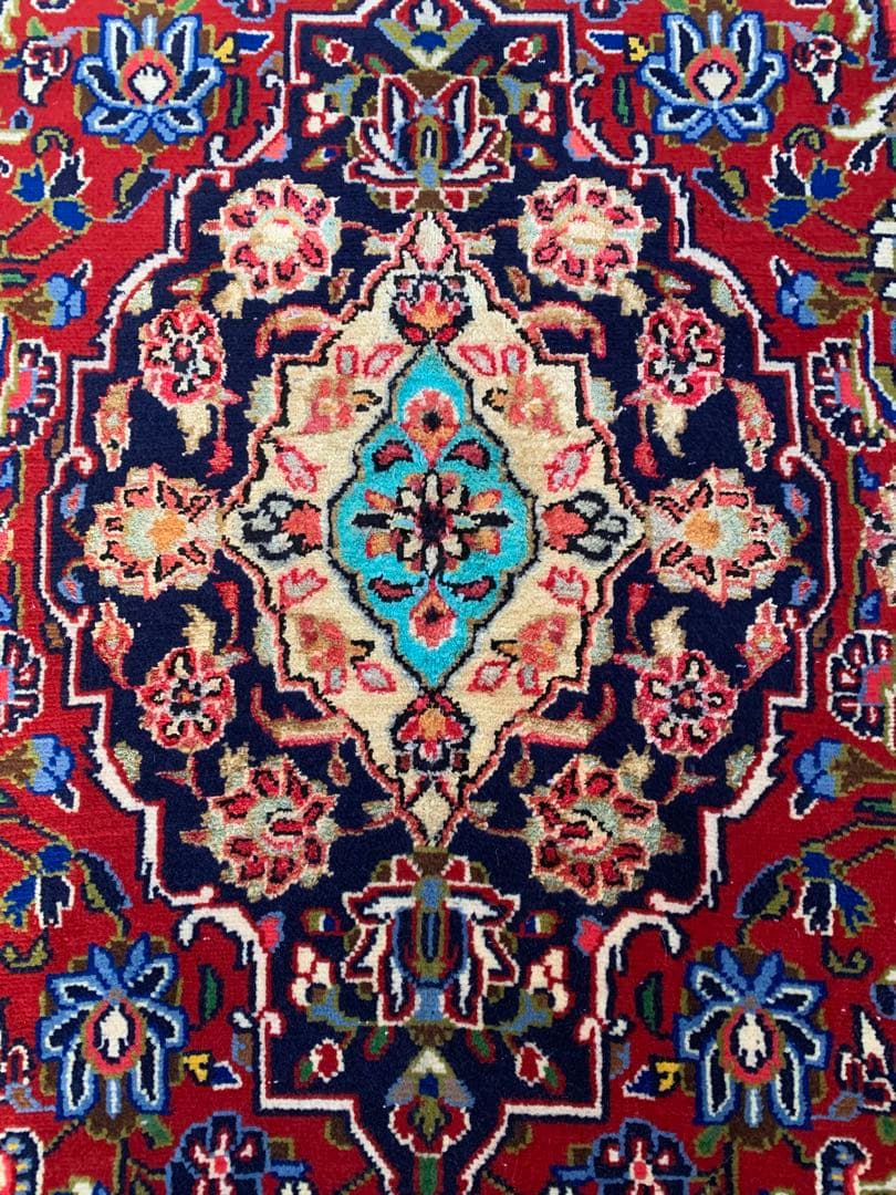 む*茶様 ★大幅値下げ★ペルシャ絨毯　ウール　手織り　パキスタン　トルクメン　ヴ