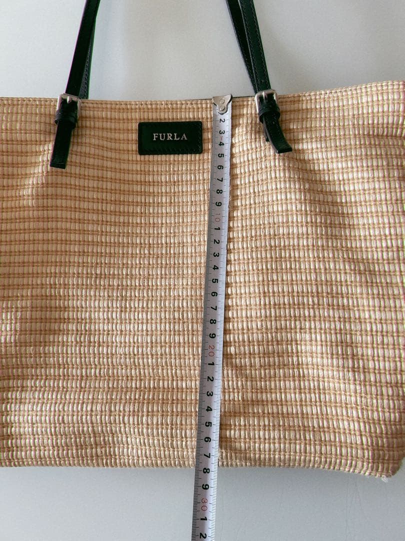 ちぇりーここ様 FURLA フルラ かごバッグ マチ付き A4対応 トートバッグ