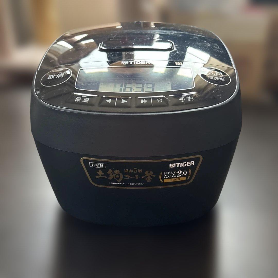 Tiger 圧力 IHジャー 炊飯器 炊きたて JPV-T100-KV ブラック