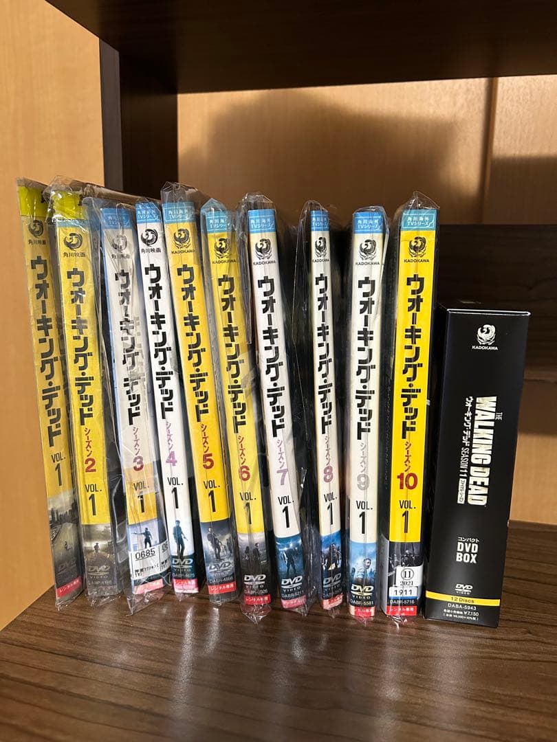 ウォーキング・デッド DVDレンタル1〜10 11セル 全巻セット