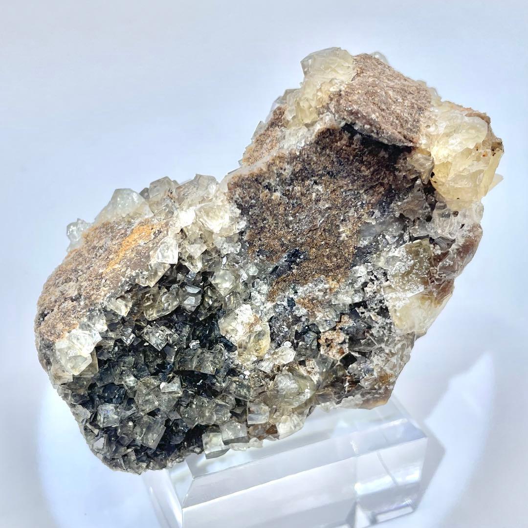 バナチ UK Wet Grooves鉱山産 フローライト(蛍石) 鉱物標本