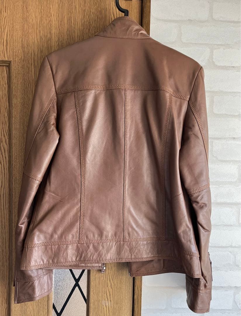 ライダースジャケットラムレザーシングル