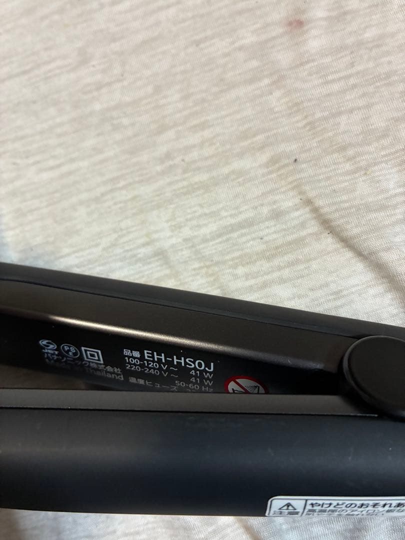 Panasonic ナノケア ナノイー ストレートヘアアイロン ブラック