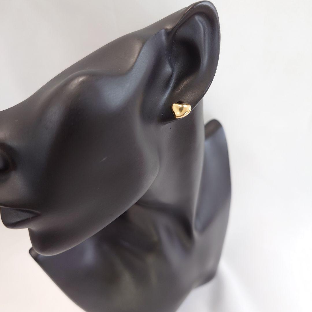 ティファニー K18 フルハート ピアス 片耳用 6736